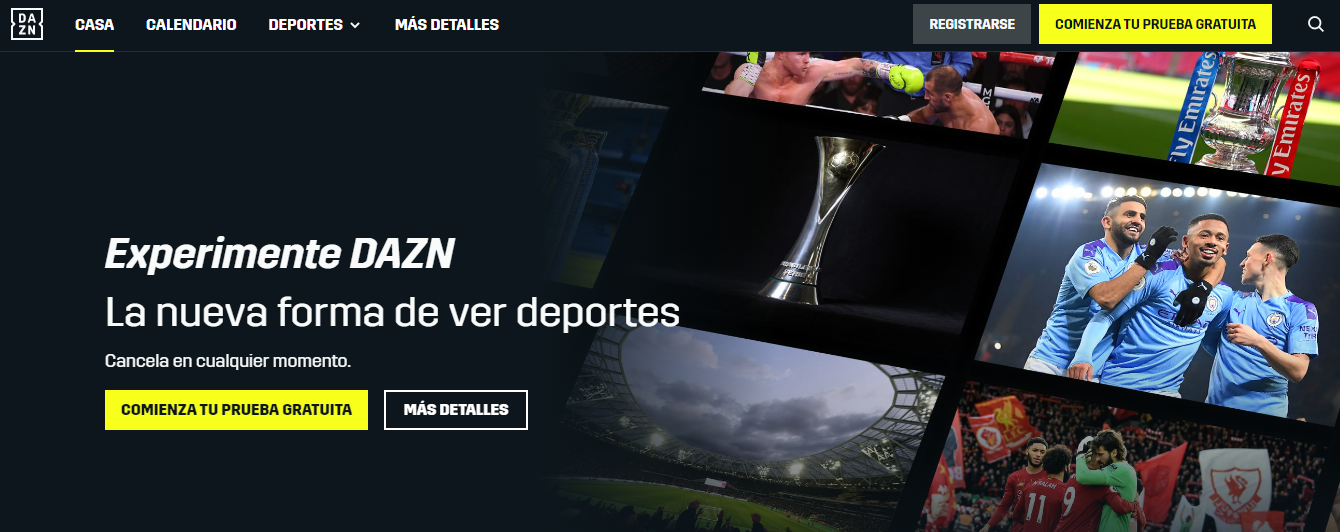 Plataforma dedicada a la transmisión de deportes de Dazn Logo