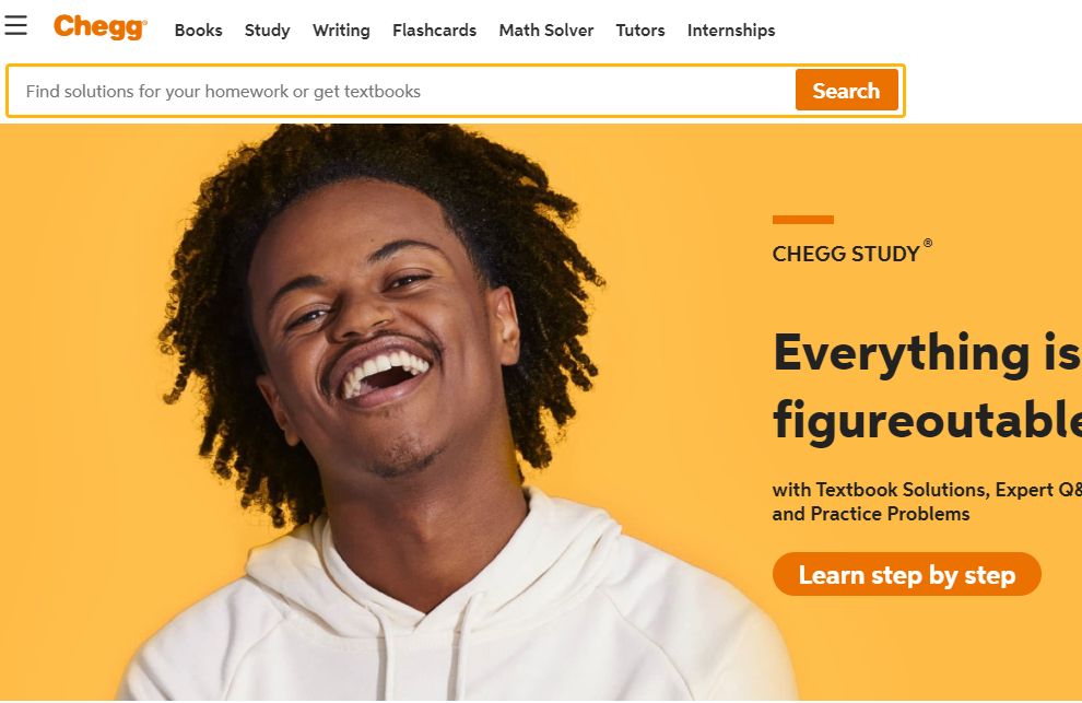 Ayudante de lección de tareas de Chegg Logo