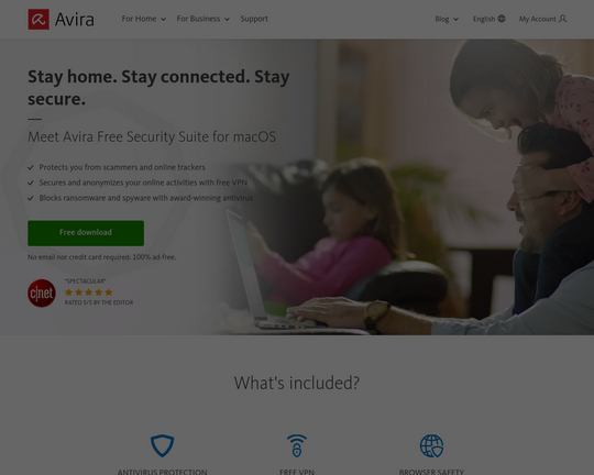 Avira Free Security Suite para mac OS