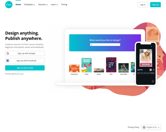 CANVA herramienta de diseño web gratuita Logo