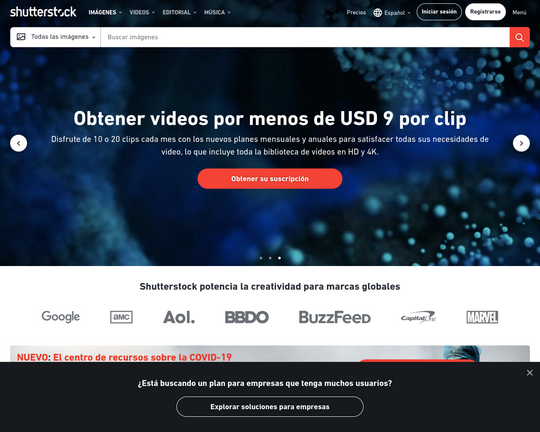 Imagenes, fotos, vectores, videos y musica de Shutterstock