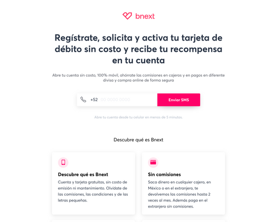 Bnext es la primera alternativa a la banca móvil Logo