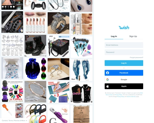 wish 10 pasos para realizar su pedido Logo